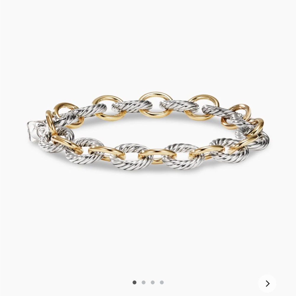 David Yurman women’s oval link chain bracelet, 10mm